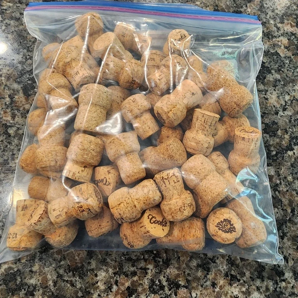 Lot of 50 Champagne Corks- Recycled / Used / Great Crafting Condition